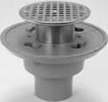 RESIDENTIL DRINS FD Shower Drain Round Recommended in showers where a membrane is used. djustable head to meet finished floor elevations. Beveled clamping collar provides easier subfloor installation.