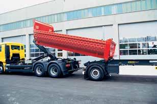 SOFT STOP SLIDE THROUGH CONTAINER CATCH TANDEM REAR ROLLERS Hydraulic breaking system provides a soft Mechanical, zero-maintenance, hold