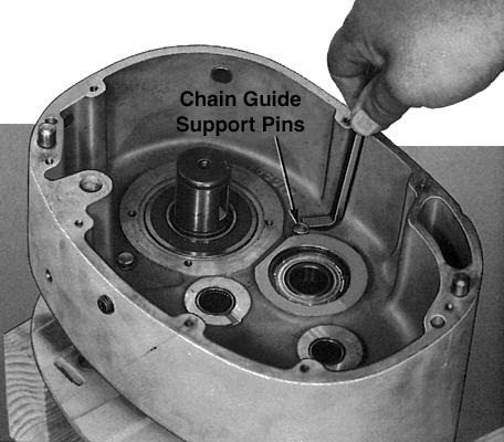 Figure 7-3. Rebuild of hoist frame, sprocket gear, sprocket shaft and chain guide 10324 a. Disassembly of Sprocket Gear, Shaft and Chain Guide.
