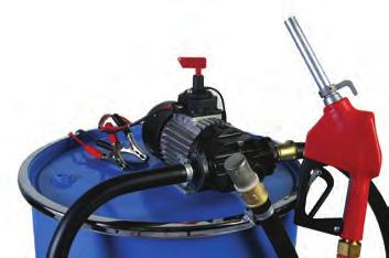 12V Electric Diesel Pump Auto Shut-off Nozzle Suits 60/205L drums or tanks Pumps up to