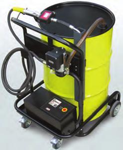 pressure switch allows the pump to start and stop automatically A heavy duty trolley mobilises 205
