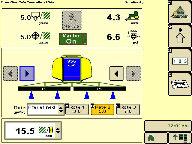 Rate Controller Setup This manual is written for the John Deere GS2 & GS3 displays. The software version used for the screen shots is 3.13.1320 on a GS3 2630.