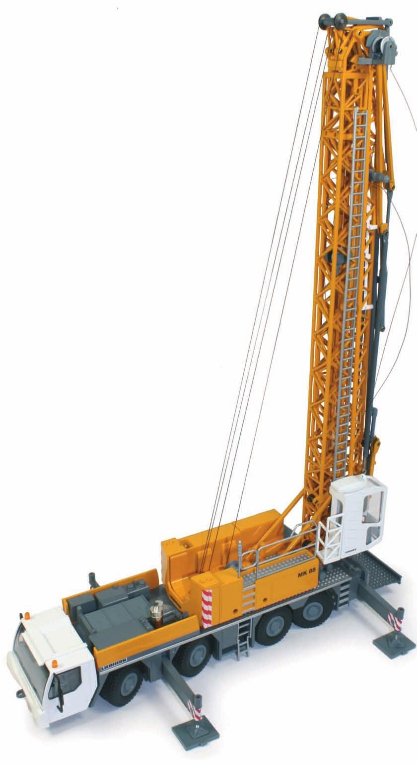 LIEBHERR PROFILE MK88 FOUR-AXLE MOBILE TOWER CRANE Liebherr produces a full range of construction cranes at its