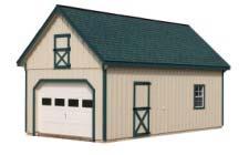 0.35 White River Series - Free Delivery Up To 20 Miles - Onsite Roof Assembly Extra White River Shed - Comes with Hinged Roof White River Garage- Comes with Hinged Roof Add for full Loft with attic
