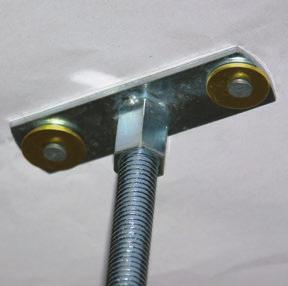 To reinforce mounting holes in brackets and prevent fixture pullover. Precise hole alignment.