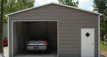 A-Frame Enclosed Ends & Sides Match Your Home A-Frame garages can be built to