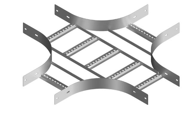 Galvanised and Stainless Steel Ladders - NEMA (16A) Order fasteners separately for installation. 16 x Splice Bolts (SBH) & 16 x Splice Nuts (SNH) required.