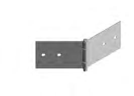 Splice plate can be supplied complete with SBS and SNS (ordering code N3VSKA) NEMA 3 Vertical Splice Plate - Aluminium
