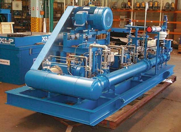 Pre-assembled skid-mounted packages, with all piping, valves and