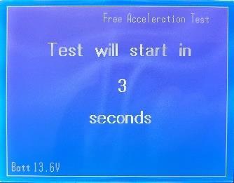 4.5 Free Acceleration Test The format of the Free Acceleration Test is similar to that of the Stall Test, but there are some important differences, notably: testing is performed with the transmission