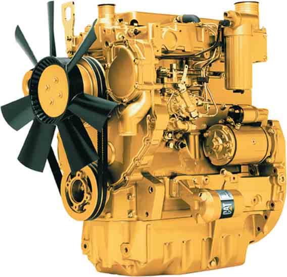 Caterpillar 3054C Diesel Engine High-tech four cylinder engine provides outstanding performance and reliability. Turbocharged and Air-to-Air-Aftercooled.