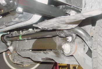 Bolt through the lower side of the receiver brace and into the bottom of the bumper core and the top brace