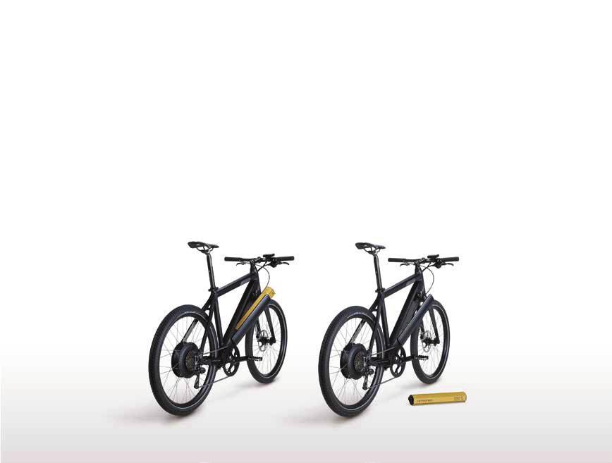 STROMER TECHNOLOGY + Fully integrated E:Bike system. Battery integrated in the frame, can be removed at the press of a button. + Recuperation (regenerative) braking energy. Means even better range.