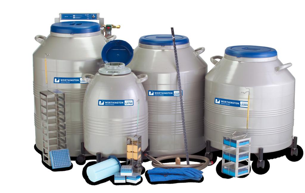 K Series K Series freezers offer reliable liquid nitrogen storage with controllable temperatures.