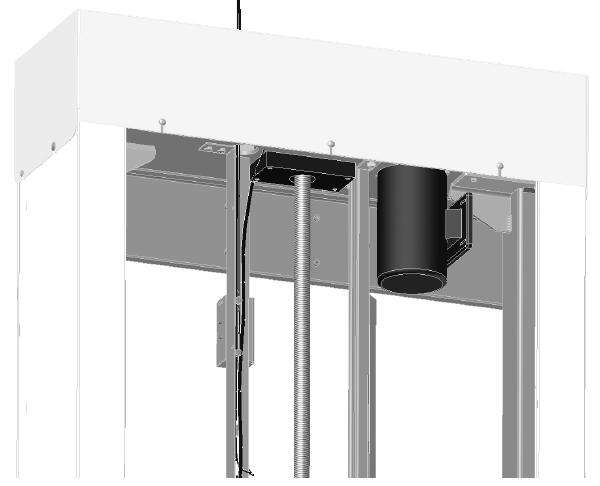 There are two options for anchoring the top of the tower: ) For lifts going up to a landing such as a deck or porch, the optional tower brace is the preferred method.