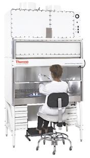 Total exhaust makes the B2 ideal for work when volatile toxic chemicals and radionuclides are required as an adjunct to microbiological studies. Maximum Protection, Customer Conveniences Cabinet s 12.