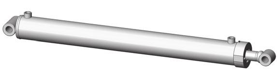 3/4 JIC-m (2) 5 141504-90 Elbow, 3/4 JIC-m x ORB (4) 6 241023 - Wrap, Hose Protection (1) LIFT/DUMP CYLINDER 123062 - Cylinder, Monarch - 3 x 31 x 1-1/2 - Pin Eyes 123062 - Cylinder,