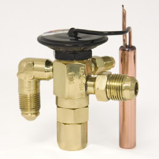 Thermostatic Expansion Valves C & CE Series The C series incorporates a brass body with SAE flare fittings using balanced port construction, allowing operation over varying load conditions.