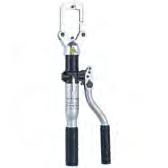 HK 60 UNV Hand-operated hydraulic universal tool ` Òne head for crimping, cutting and punching - one tool for all ` Ìdeal in the assembly field where all common jobs can be carried out using one tool