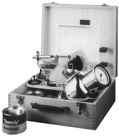 Clarkson Laboratory & Supply Inc - Humboldt Catalog Soil Section Page 101 Sales or Technical Assistance 1-800-544-7220 H-4963, H-4966 H-4967 Speedy Moisture Testers Speedy Moisture Tester Gives fast,