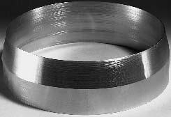 California Bearing Ratio (CBR) Cutting Edge Machined from seamless tubing with a sharpened edge to enable undisturbed samples to be taken in the field, cutting edge is plated for rust resistance.
