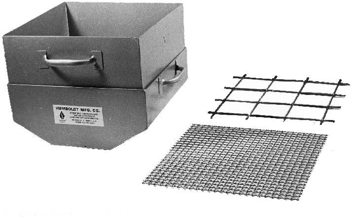 Clarkson Laboratory & Supply Inc - Humboldt Catalog Soil Section Page 135 Sales or Technical Assistance 1-800-544-7220 H-4391 Rocker-Type Field-Testing Sieves For sieve analysis of coarse aggregates