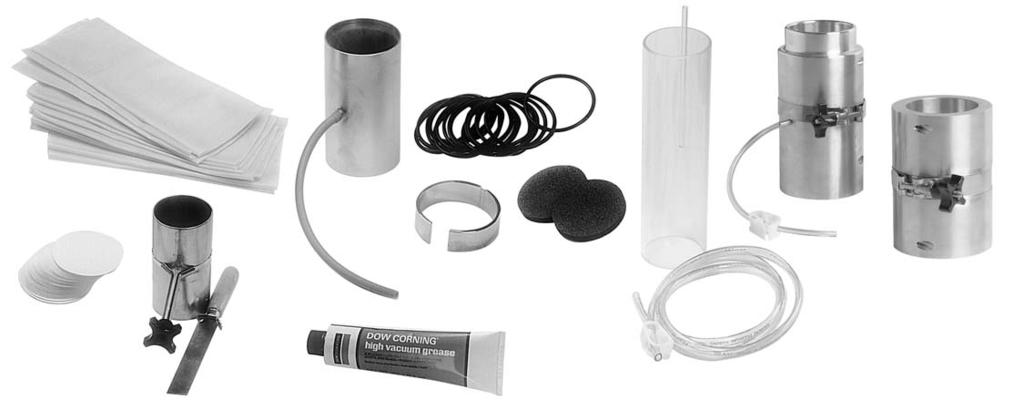 Clarkson Laboratory & Supply Inc - Humboldt Catalog Soil Section Page 150 Sales or Technical Assistance 1-800-544-7220 Hydraulic Conductivity/Permeability I. A. Permeability Accessories J. A. Latex Membranes Made from non-porous latex rubber.