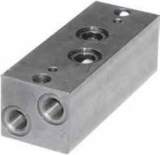 bolts and gaskets On request: connector plates with NPTF-thread Sandwich