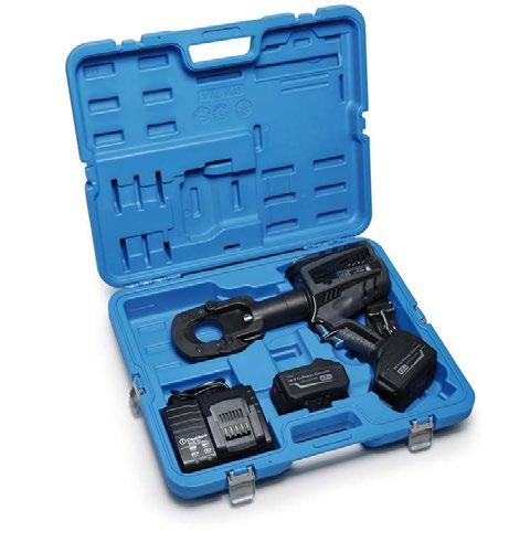 THE TOOL IS SUPPLIED AS: Basic tool w/ battery & shoulder strap Spare battery Battery charger Plastic carrying case B-TC500YA B-TC550A CUTTERS B-TC550A Specifically designed to cut copper, aluminum,