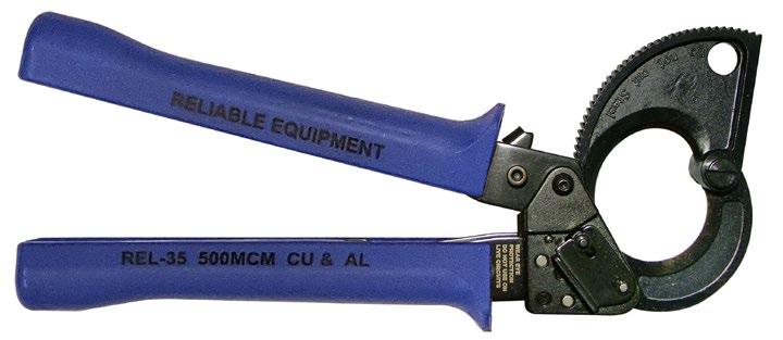 CUTTERS RC1000A RC750H RC1000A, RC750H & RC945H RATCHETING CABLE CUTTER Combines a unique design with quality construction to