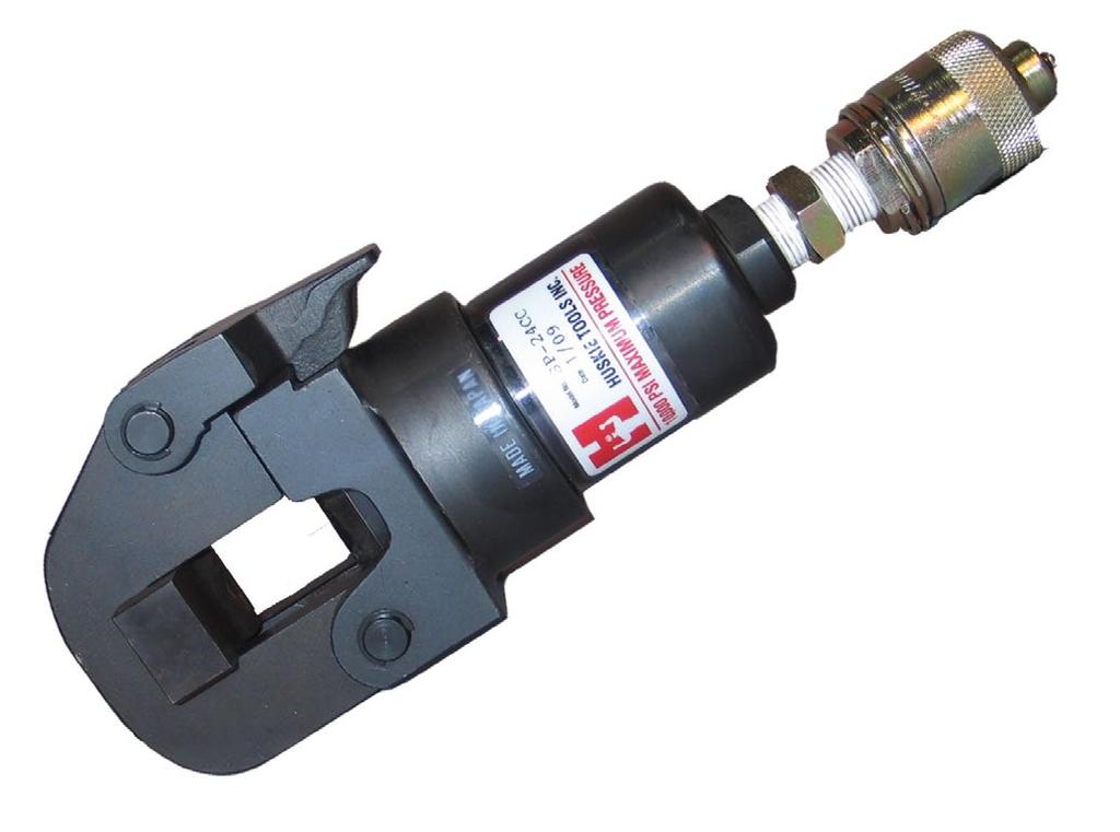 CUTTERS H/P SINGLE ACTING HYDRAULIC 50 SP-85 SP-100 SP-24CC SP-85 & SP-100 COMMUNICATION CABLE CUTTERS SP-SERIES remote head units connect to any 10,000 psi, high pressure, hydraulic pumping system.