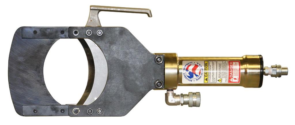 Double acting operation eliminates hang-up problems, and offers full control of cutting action. The 360 º rotating head eliminates hose twisting and increases operator speed and comfort.