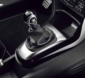 S T Y L E 4 5 6 7 8 () -Spoke Steering Wheel in Leather and Aluminium () Range of Trim Kits for the Dashboard, Available in Different Colours: Ask your Dealer () Gear Stick Knob, Black Leather and
