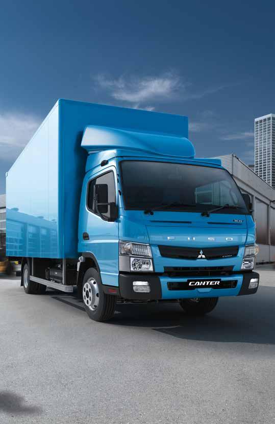CO 2 emissions.* Canter 4x2 FUSO Canter has been part of the Daimler Trucks line-up in the UK for over a decade and is sold and supported by the Mercedes-Benz Commercial Vehicle Dealer network.