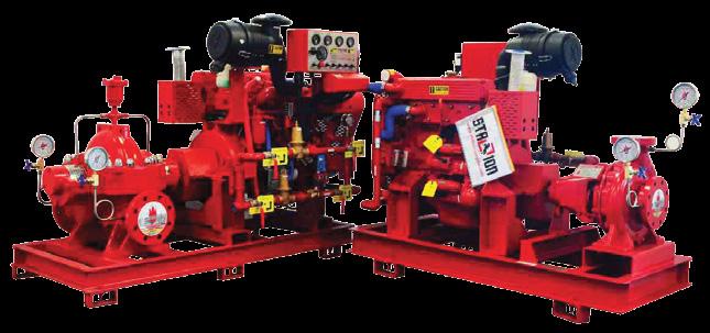DIESEL DRIVEN SKIDS 07 Starlone Motor Driven Centrifugal Fire Pump Skids are available in combinations of both Listed & Approved End Suction Pumps and Horizontal Split Case Pumps coupled with Listed