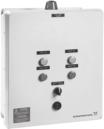 the pumps. Controller ranges: Dedicated Controls, DC control cabinets. SLC and DLC level controllers. CUG 100 control box. The DC controller is designed for both one- and twopump installations.