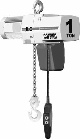 verified by Coffing Hoists, repair or replacement of the hoist will be made to the original purchaser without charge and the hoist will be returned, transportation prepaid.