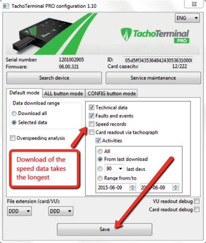 TachoTerminal PRO Con guration Copy TTCon gurator from the TERMINAL folder to your PC and run TTCon gurator.