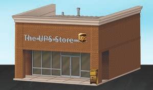 SceneMaster figure set handpainted in authentic colors UPS Hub With Customer Center (shown above) November 2017 delivery Great addition to industrial areas of your layout Factory-printed sign with