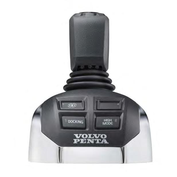 VOLVO PENTA IPS JOYSTICK Easy and logical one-hand maneuvering thrusters needed be installed JOYSTICK FOR EASY DOCKING The skipper s best friend that makes docking easy, even fun.
