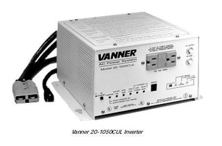 Section 1: Introduction Thank you for purchasing a Vanner 20-1050CUL Power Inverter/Battery Charger for your emergency vehicle. We are confident you will be satisfied with its performance.