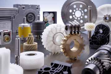 Our core competencies lie in the production of high-precision gears, rotor shafts and worm gear sets made from various metals as well as technically advanced injection-molded parts from