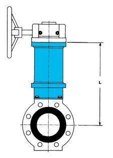 ACCESSORIES STEM EXTENSION LEVER OPERATOR Stem extensions are used for remote operation of the valve. A fixed length of 4" is standard for a stem extension on a lever operated lined valve.
