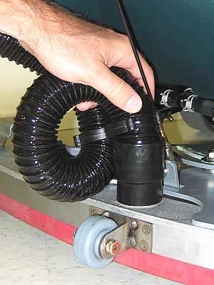 INSTALLING BRUSHES/PADS FOR SAFETY: Before leaving or servicing