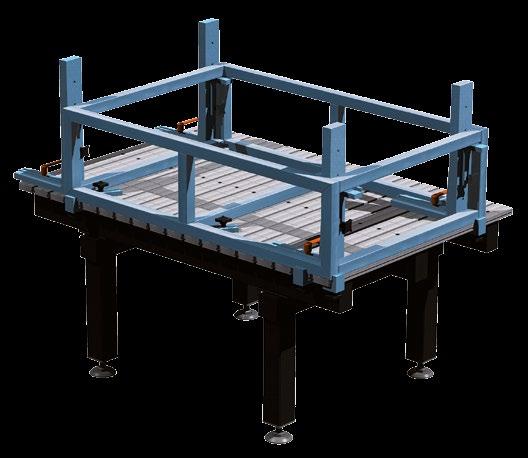 MADE IN GERMANY Welding tables for rack and case construction frame rack 1,500 x 1,000