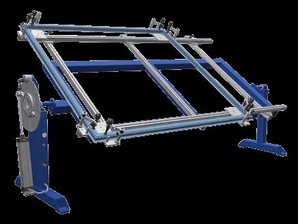 3D Frame welding fixtures frame welding fixture 4100, 4200, 4300 - parallel movable, exactly according to the