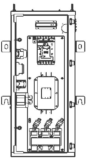 Unit Controls Power Box GFS1 Single Compressor (Code 2= ***S), Single Point (Code 63= S, T) Configuration