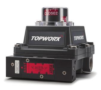 Topworx Discrete Valve Controllers TopWorx D-Series discrete valve controllers are certified for use in every world area.