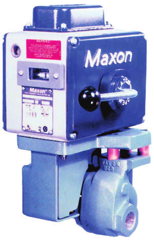 Page 63 Maxon Valves large or small, gas or oil, open or closed 1" Series 230 position "L" 1" Series 87 position "TO" 1" Series 760 position