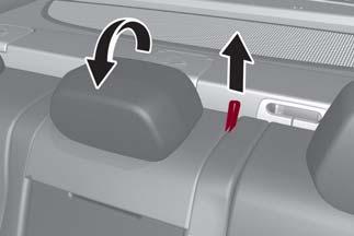 Place the seatbelt so that it doesn't impede the movement of the backrest while tilting it. 3.